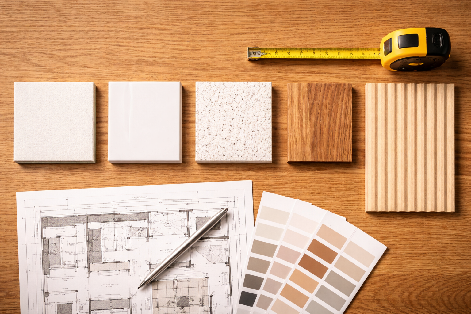 Homeowner planning false ceiling selection for home renovation in Bangalore