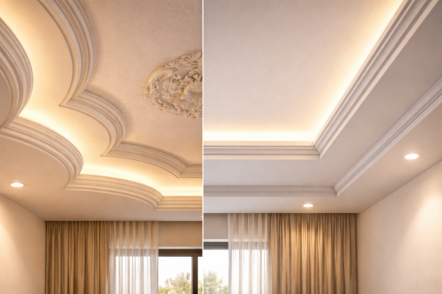 POP vs gypsum false ceiling Bangalore comparison