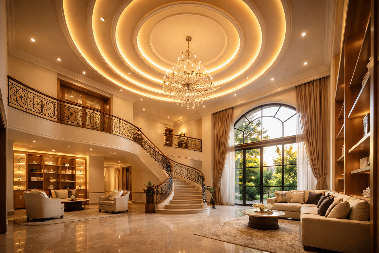 Completed false ceiling and partition projects across Bangalore — Elysian False Ceiling