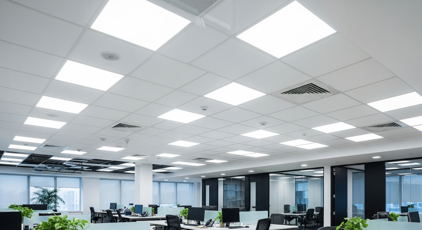 Gypsum false ceiling office commercial Electronic City Bangalore — Elysian False Ceiling